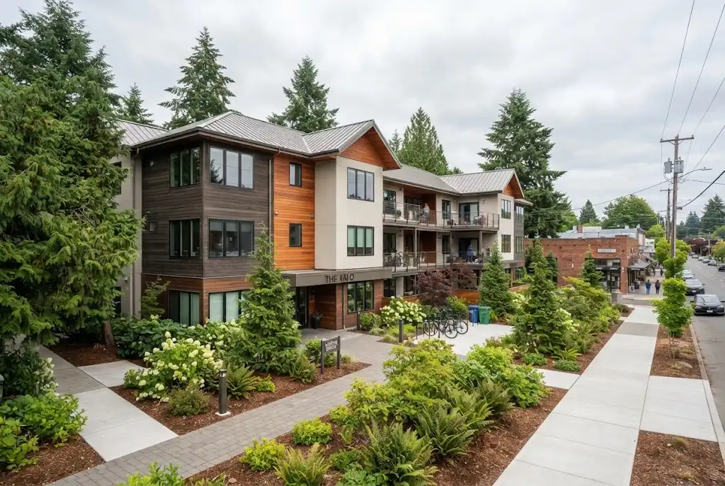 Modern residential property representing the Alderview Real Estate market in Bellingham Washington