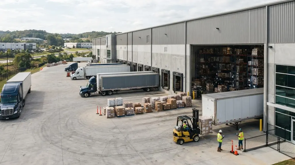 Capstone Logistics warehouse and supply chain operations in Forest Park Georgia