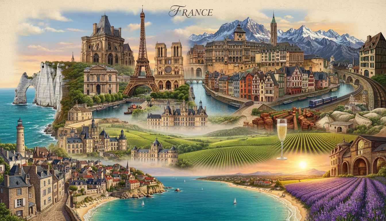 list of places to visit in france