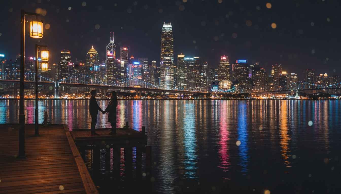 best place for visit at night light