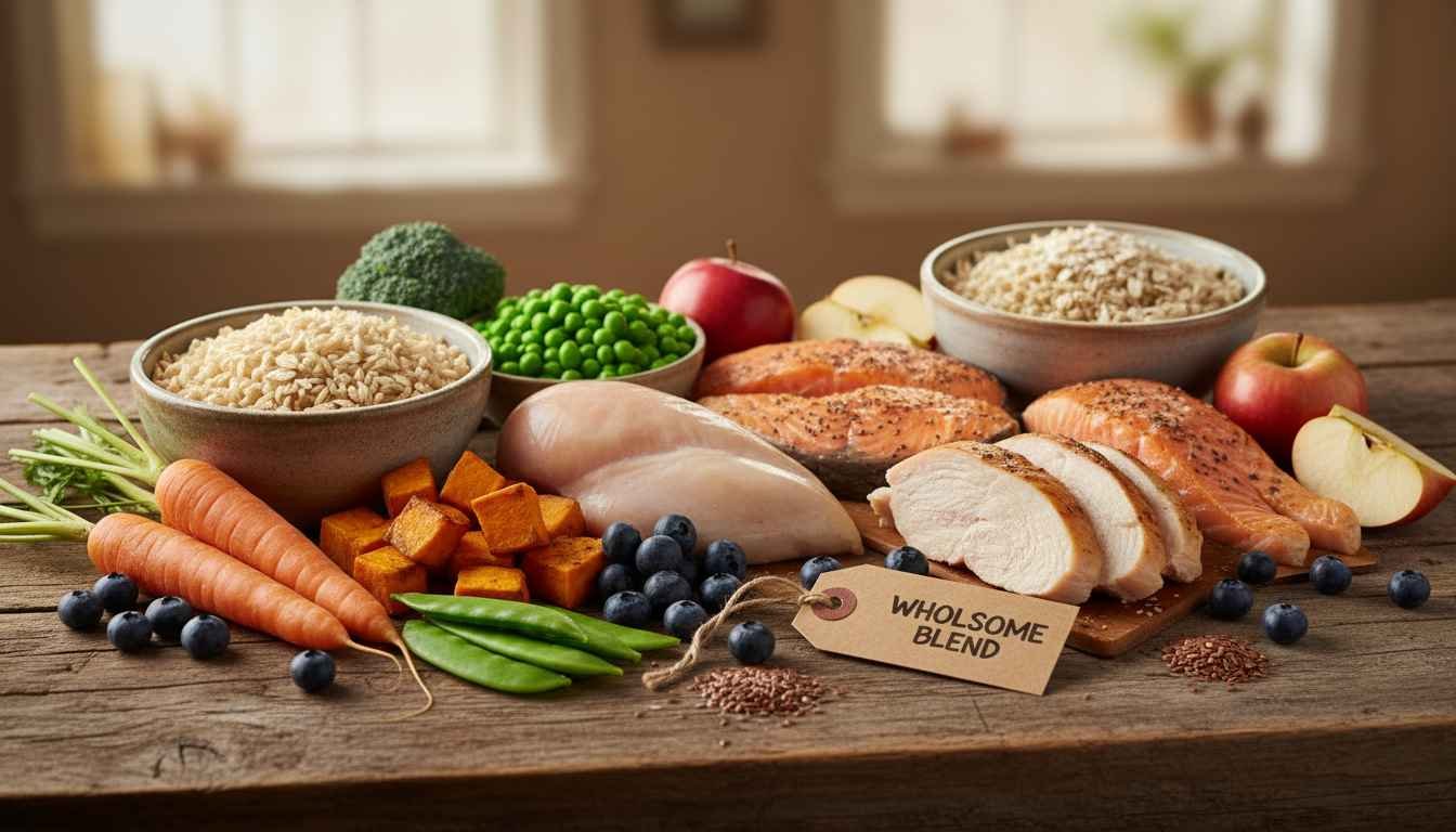 wholesome dog food ingredients